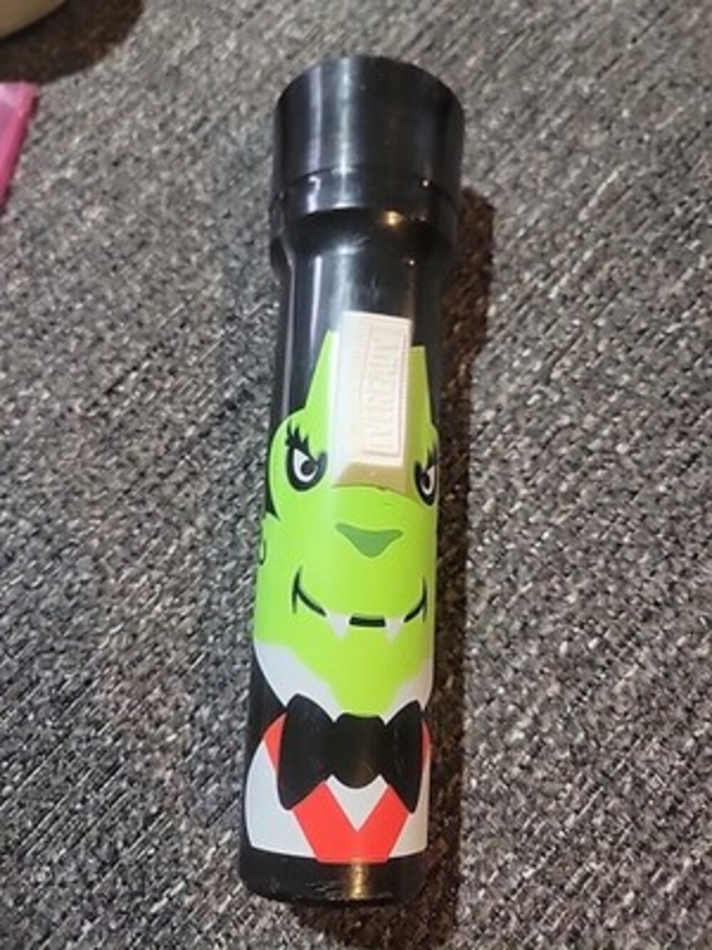 Vtg Eveready Halloween Flashlight Vampire Dracula Monster 1998 Tested Hallmark